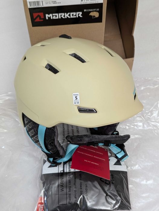 Kask narciarski Marker Consort 2.0 jasny beż S 51-55