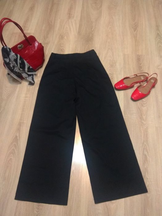 Kuloty Palazzo  Czarne spodnie