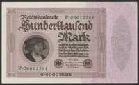 Niemcy 100000 marek 1923 - stan bankowy UNC