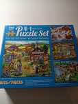 Puzzle 4 x 500 - wiejskie życie
