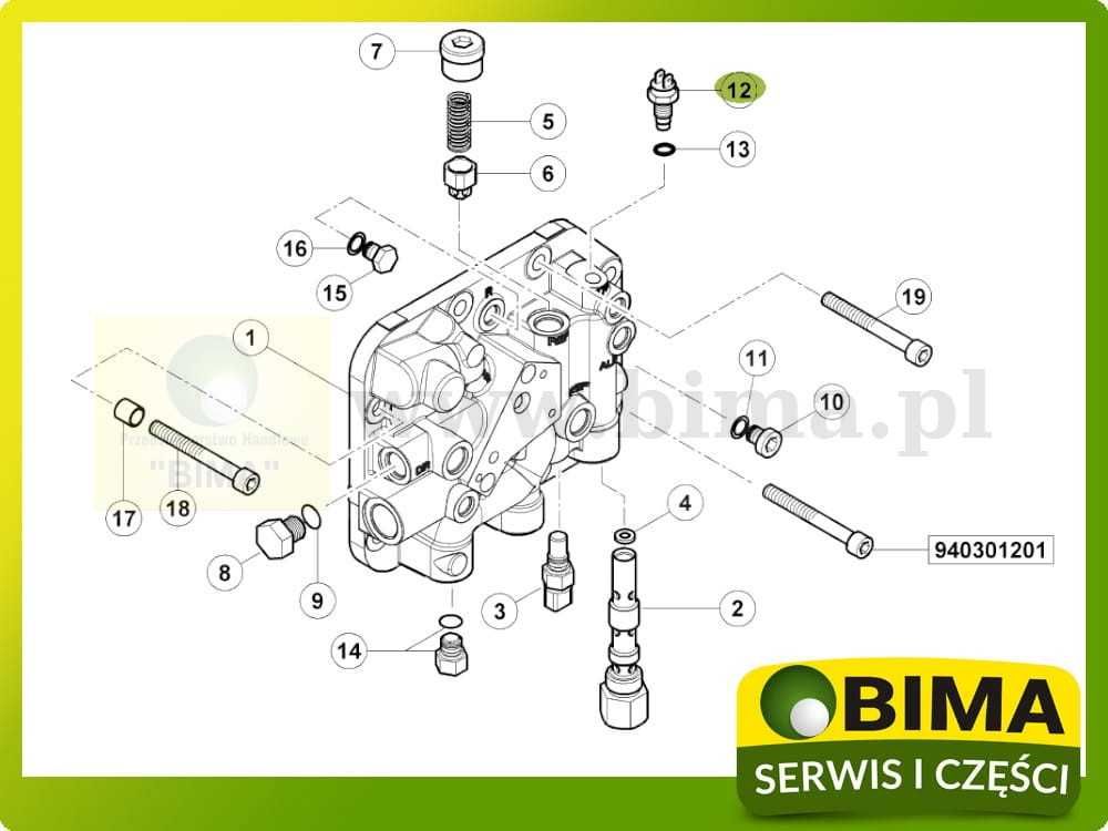 Czujnik ciśnienia oleju hydrauliki Renault CLAAS Ares  Atles Axion