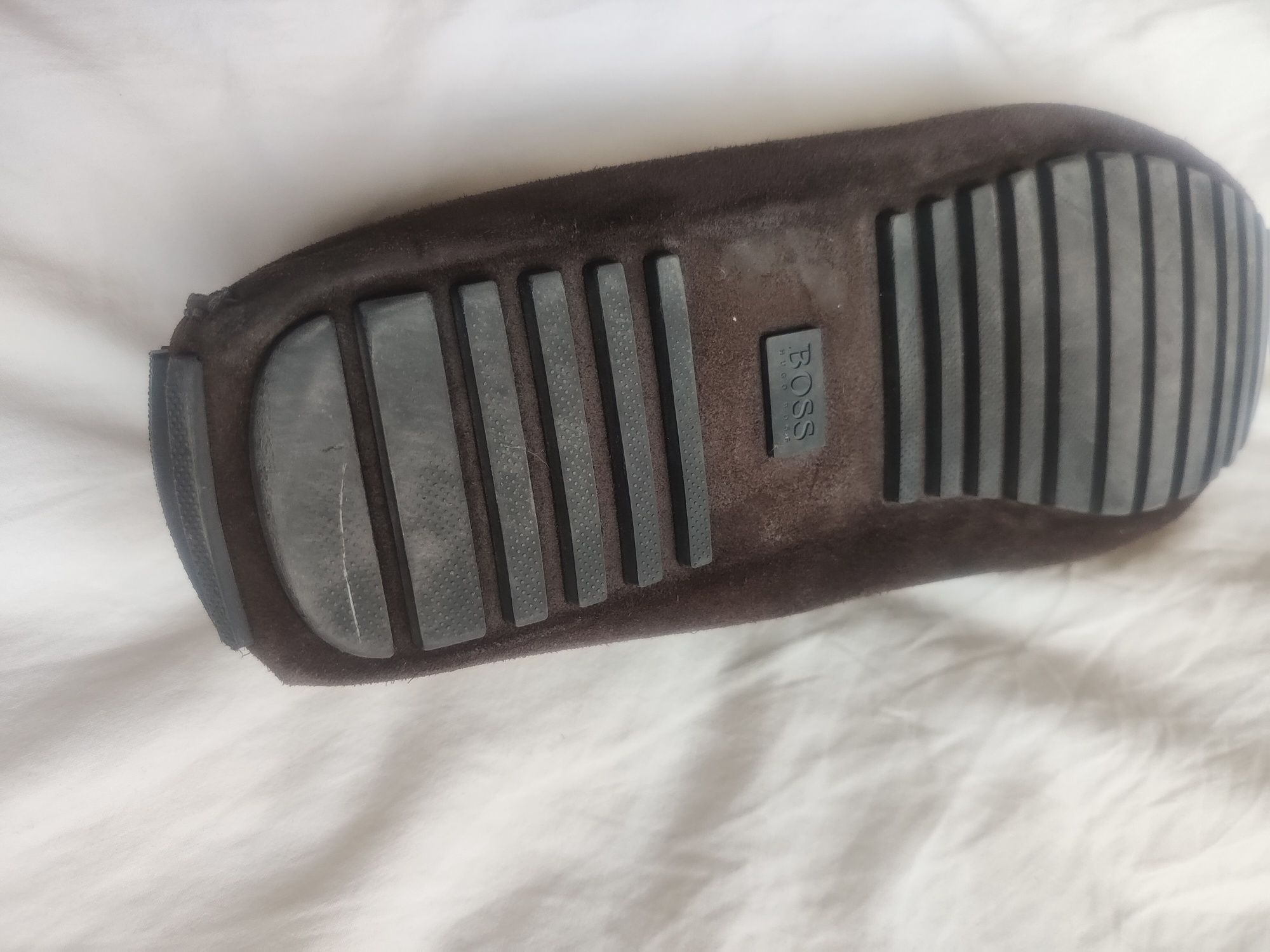 Mokasyny Hugo Boss brązowe 455