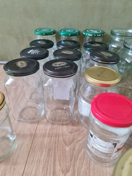 Банки, 30 шт, 1 л, 0.5 л, 0.32, 0.43