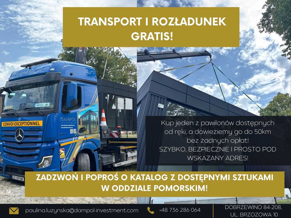 Pawilon usługowy 7x3/21m2/biuro/sklep/mobilny/domek/kontener