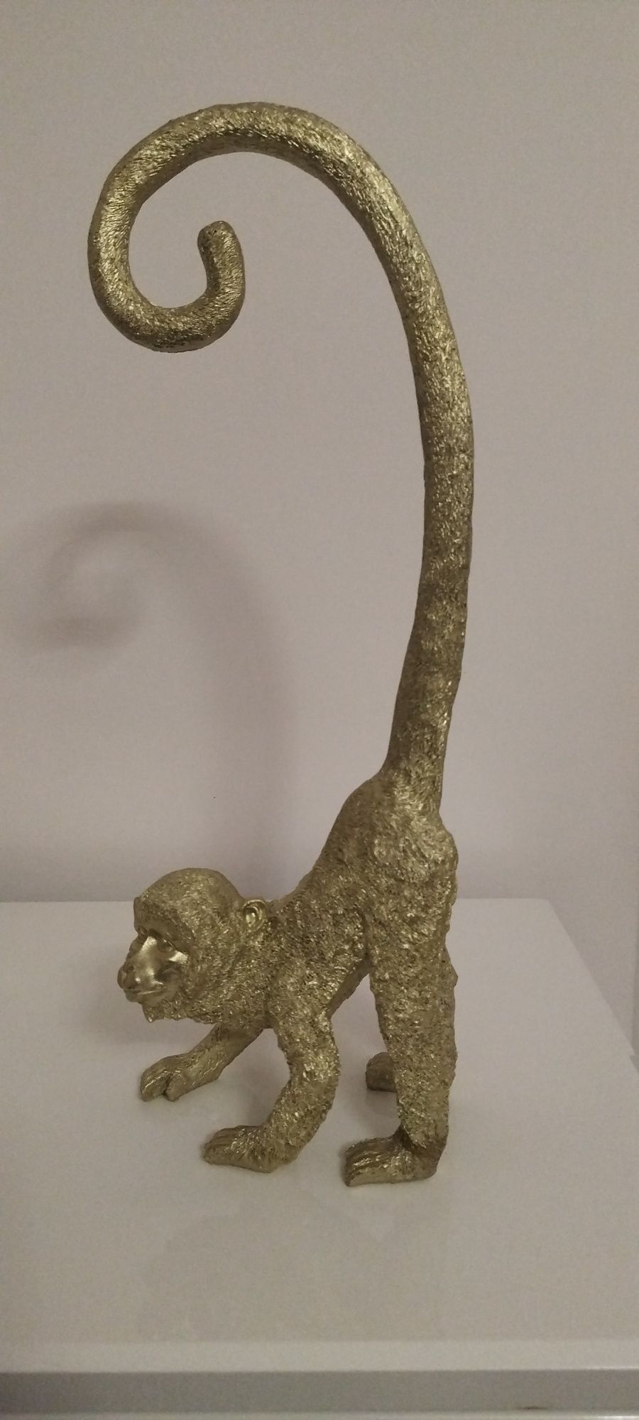 Pozłacana figurka małpki 40cm