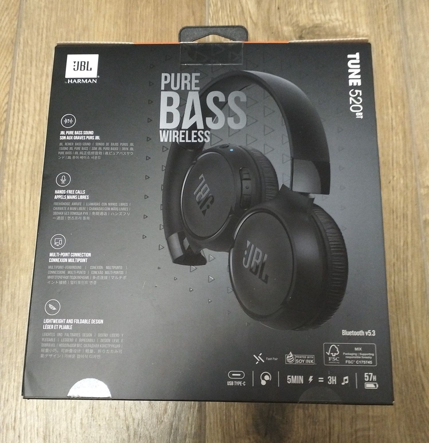 Słuchawki JBL Tune 520BT