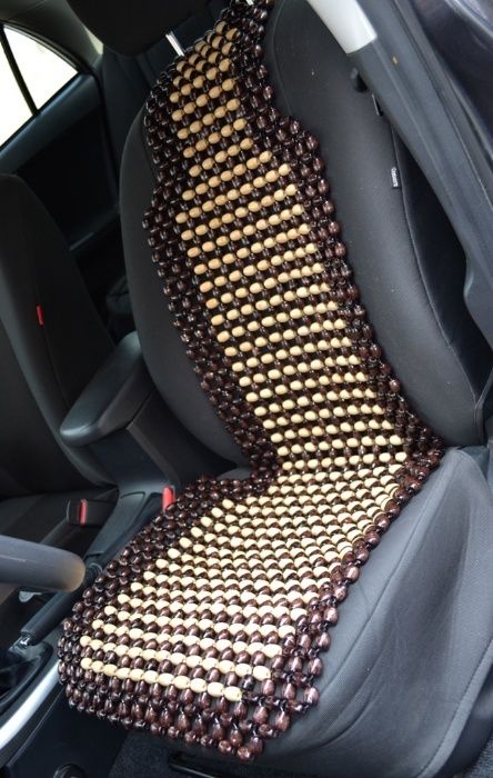 Накидка на сиденье в авто (деревянная с массажным эффектом)