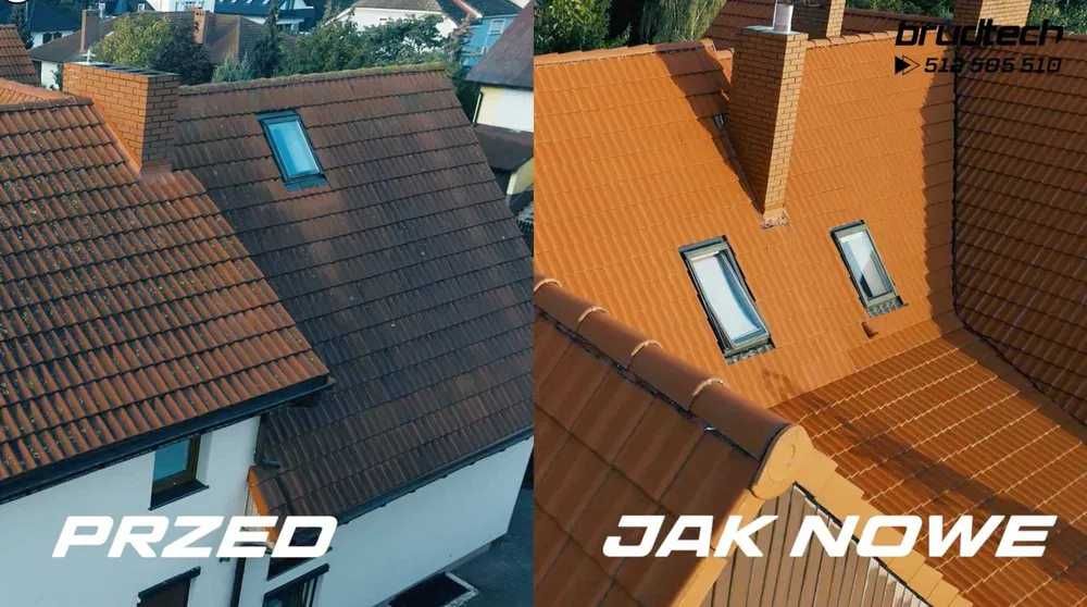 Mycie, czyszczenie, impregnacja: dachów, elewacji, kostki brukowej
