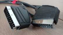 Kabel SCART - SCART audio Reinston EKV005 Czarny Jak nowy