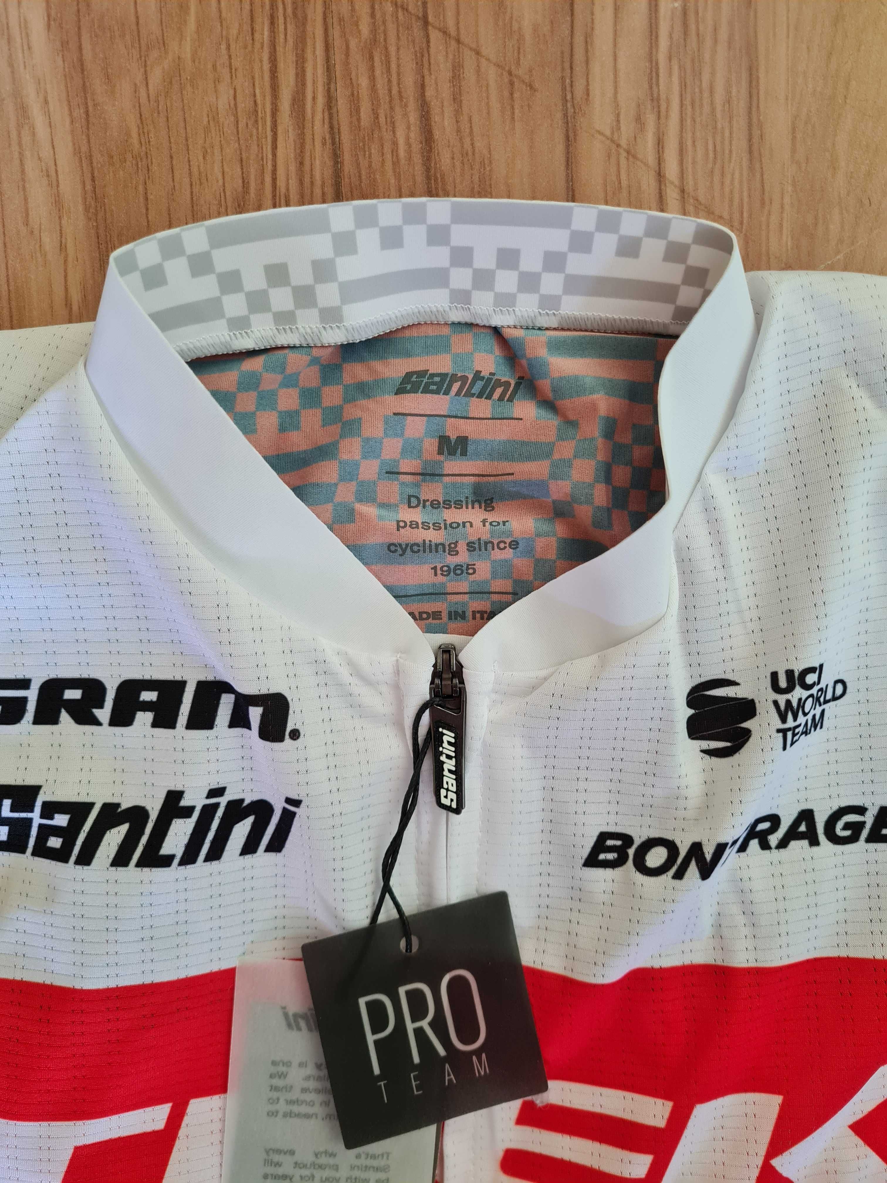Trek Pro Team Segafredo Santini koszulka kolarska rowerowa  teamowa or