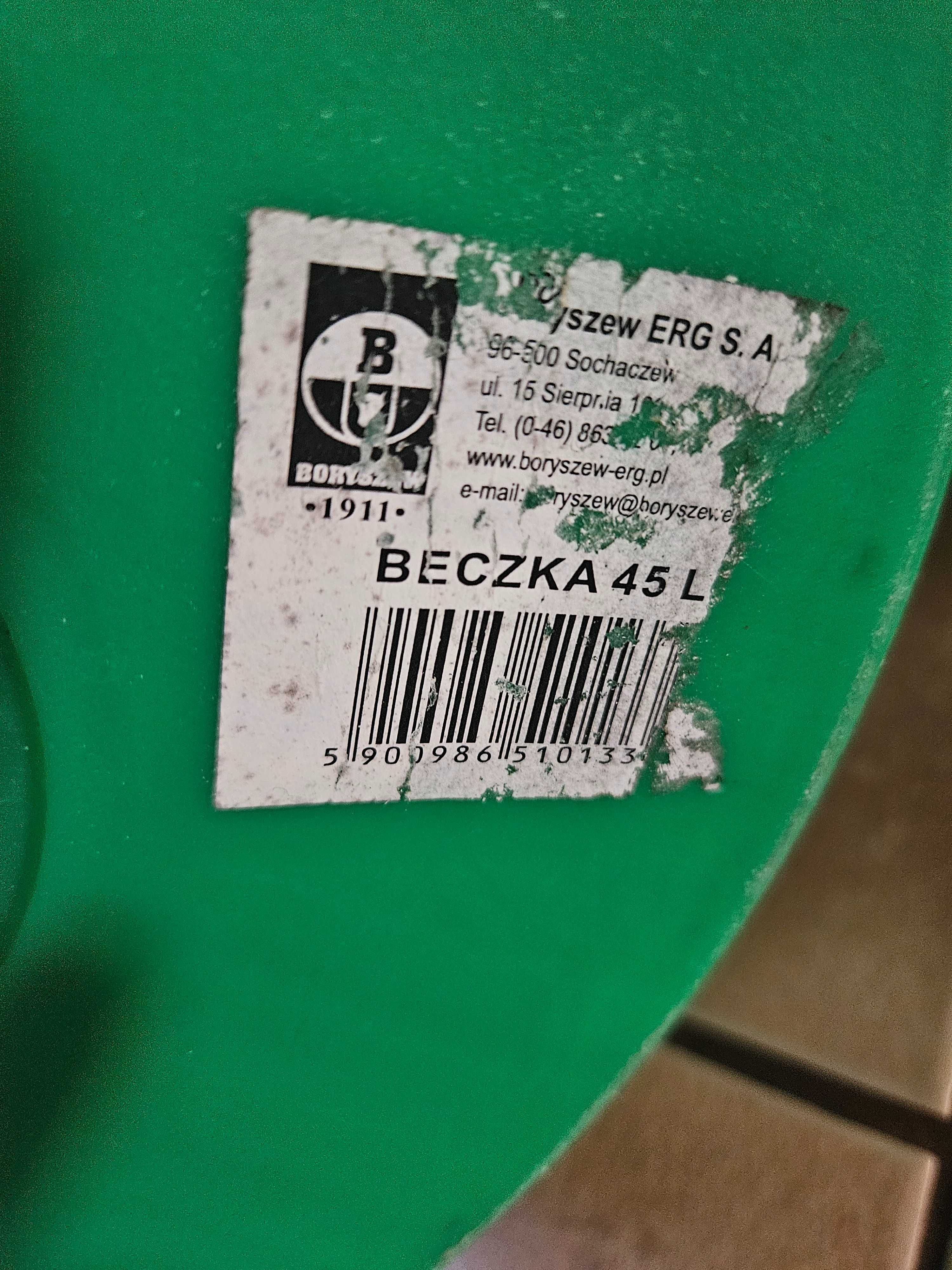 Beczka plastikowa do kiszenia kapusty 45 L Boryszew