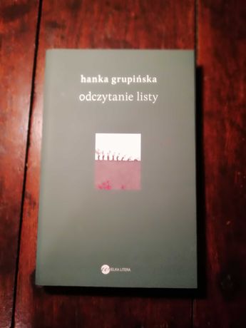 Hanka Grupińska Odczytanie Listy opowiesci o warszawskich...