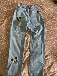 Spodnie jeans Next Disney Mickey 164