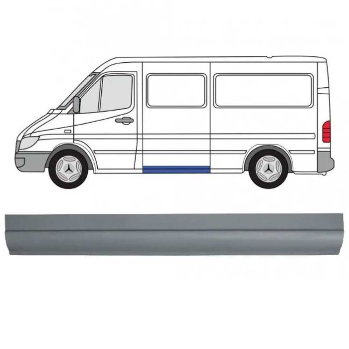 Ремвставка Дверей, Кузова НОВА! Низ дверей, Ліва Права листва