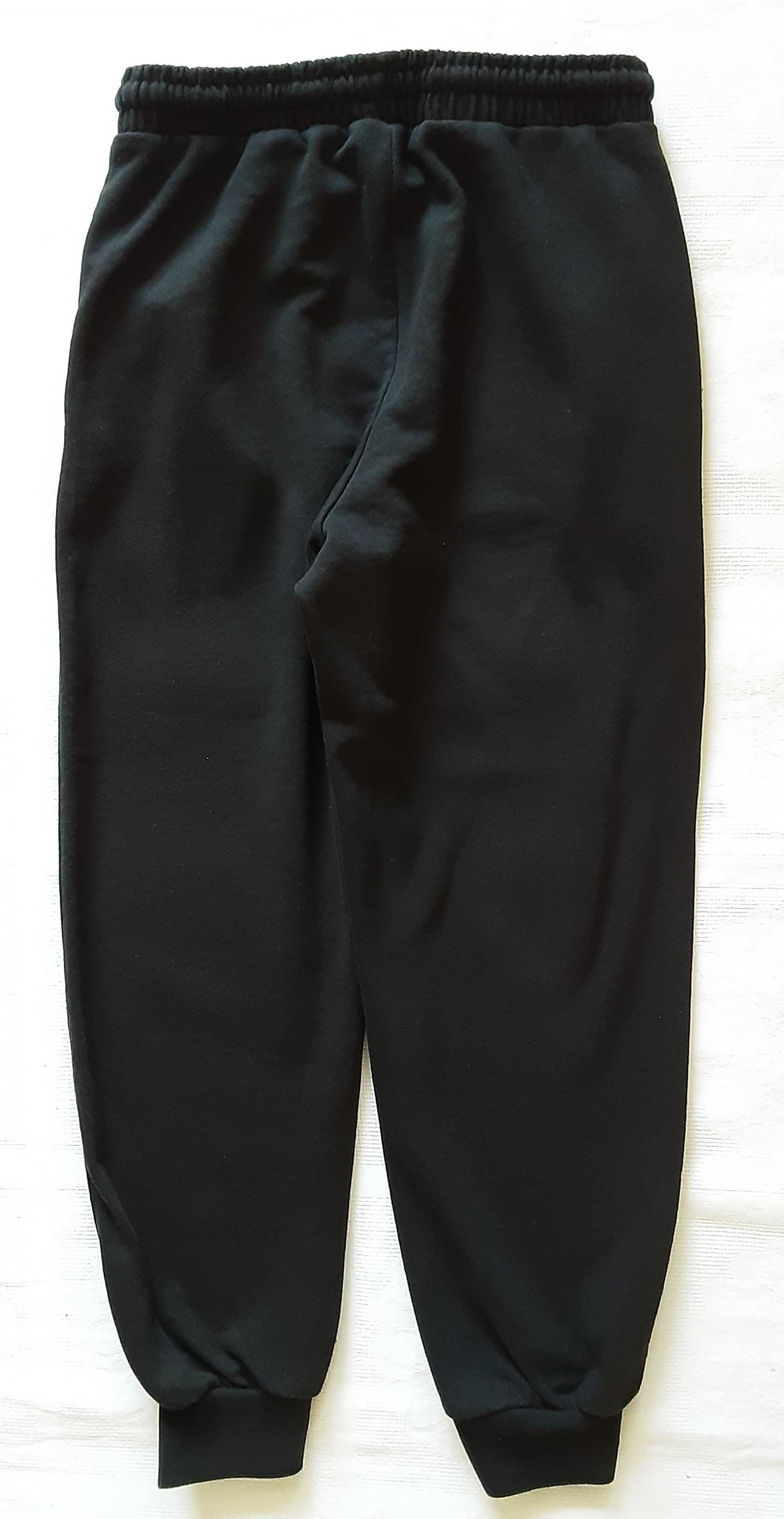 140 Zara spodnie dresowe czarne