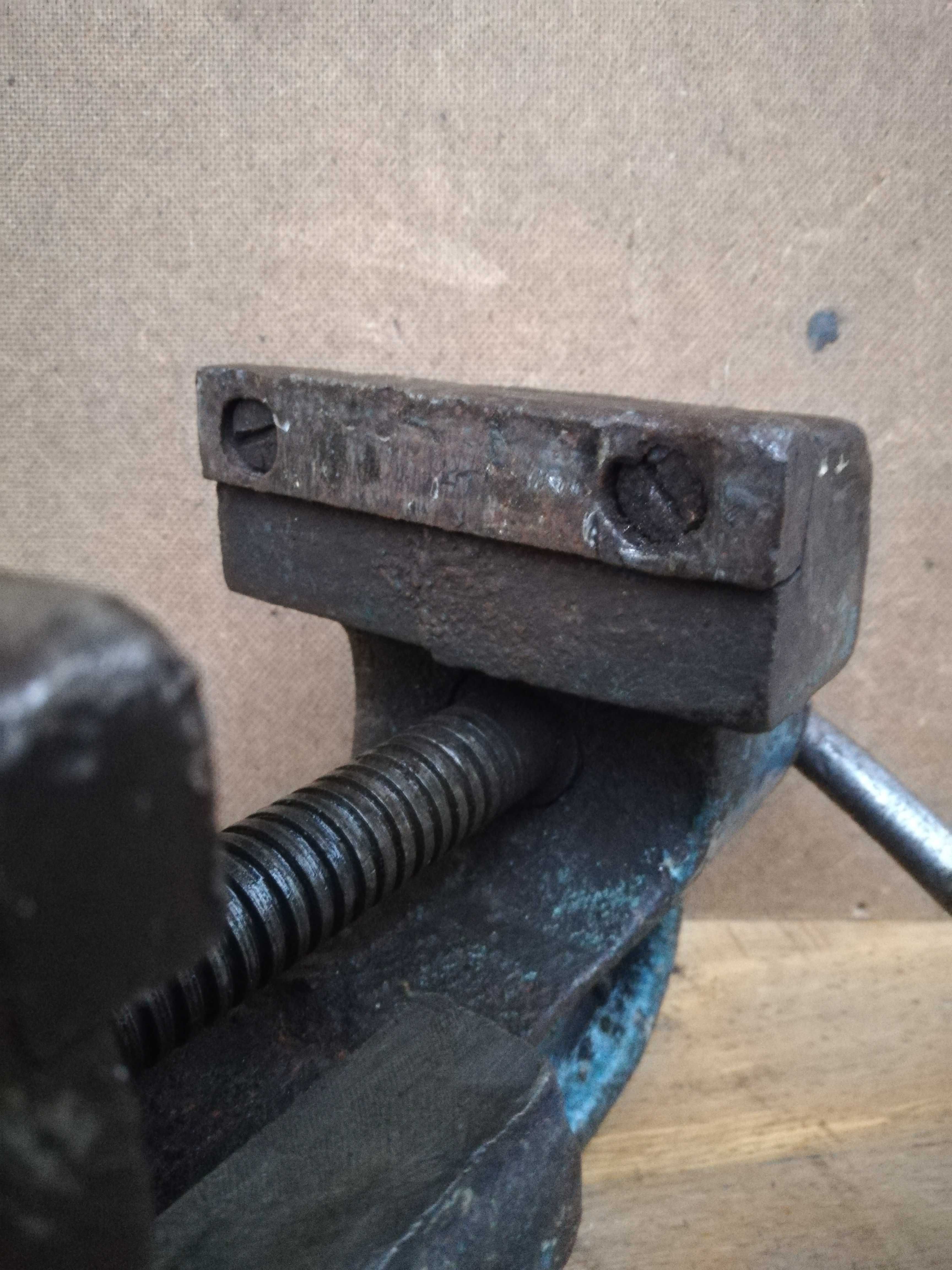 Imadło 120 mm niemieckie DDR ślusarskie warsztatowe 22 kg