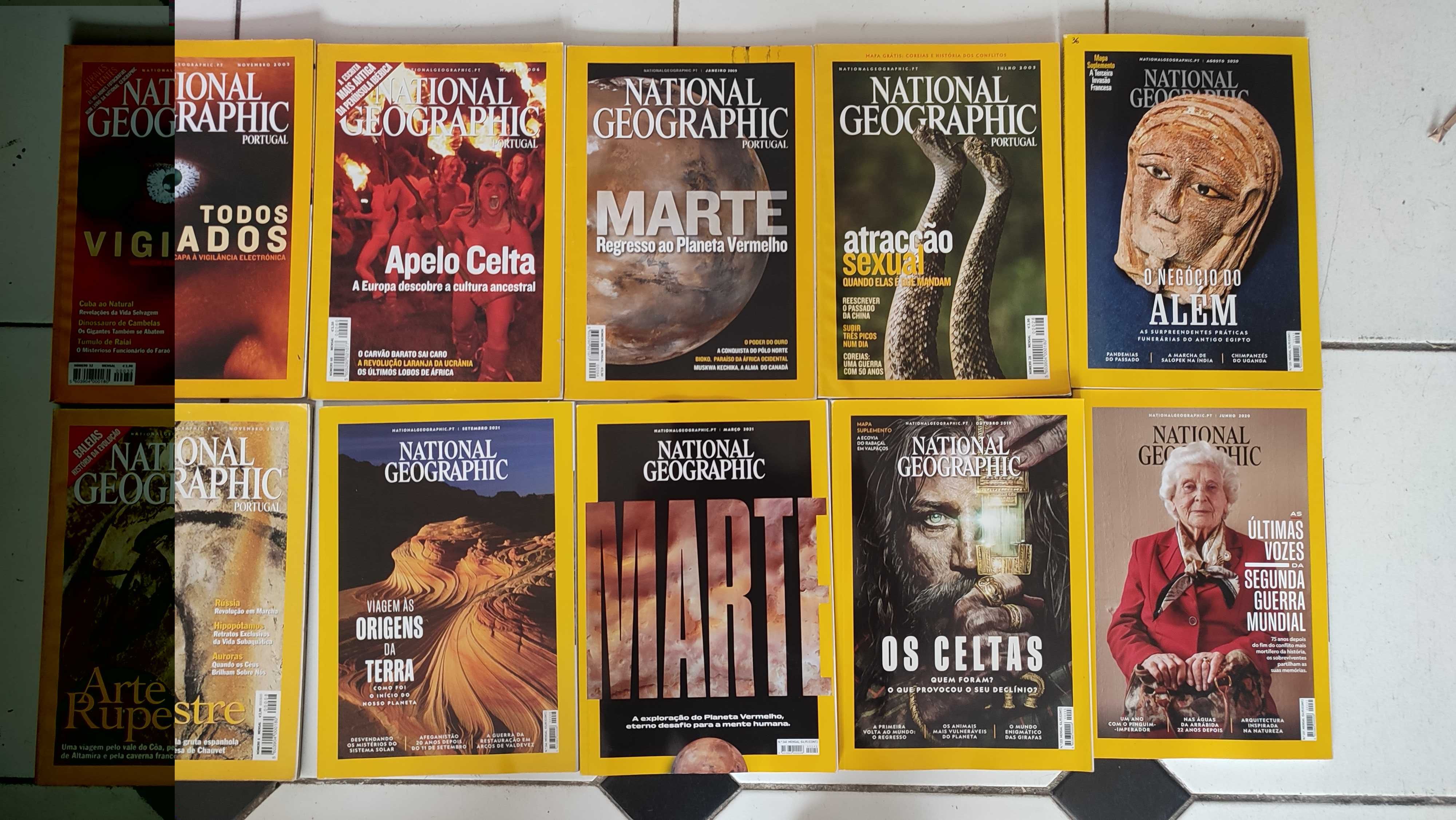 Lote 30 Revistas National Geographic - Edição Portuguesa