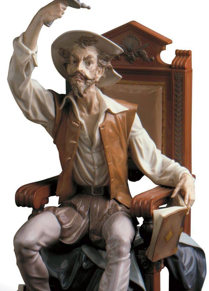 Фарфоровая статуэтка Дон Кихот Лладро.  Lladro