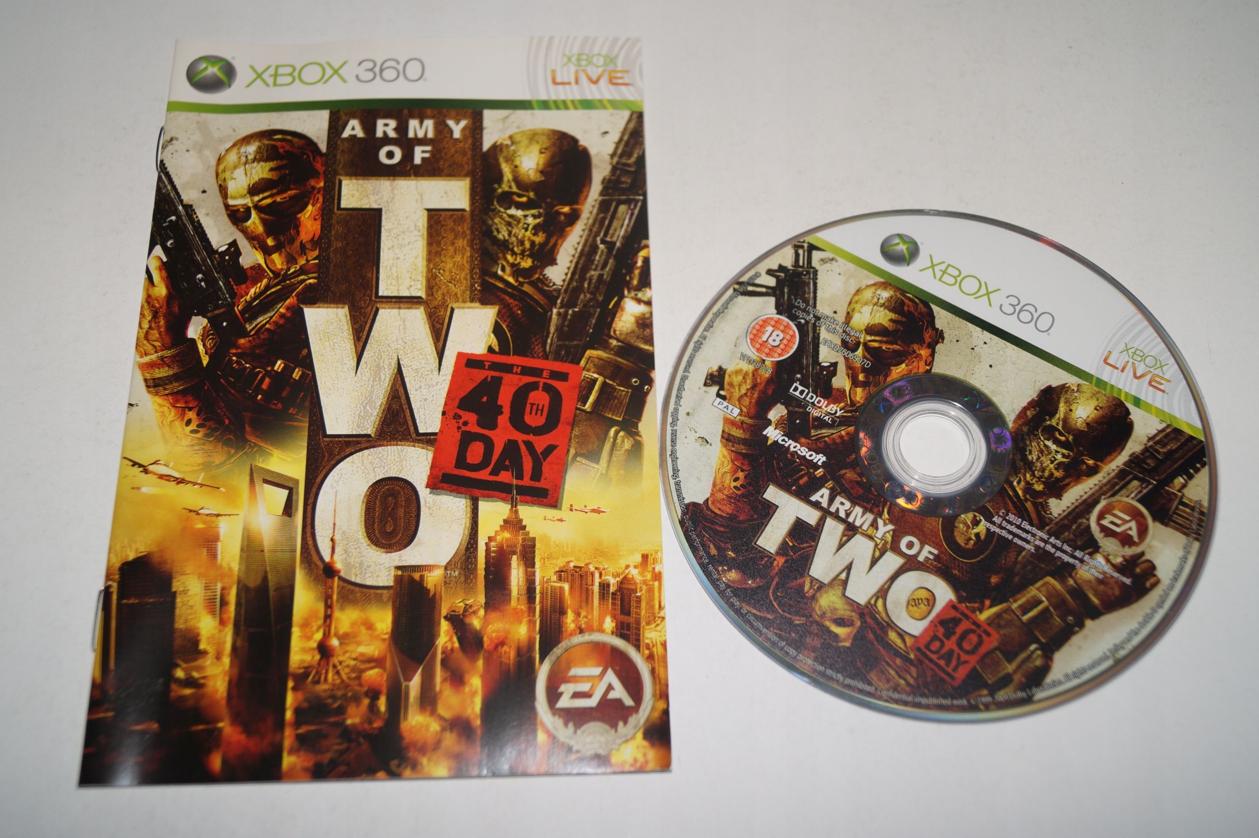 Army Of Two The 40Th Day Xbox 360 Microsoft Xbox 360
