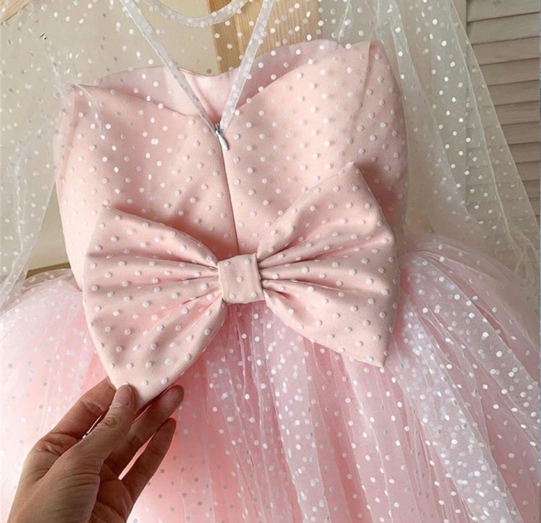 Balowa sukienka dla dziewczynki komunia wesele urodziny sesja tiul Now