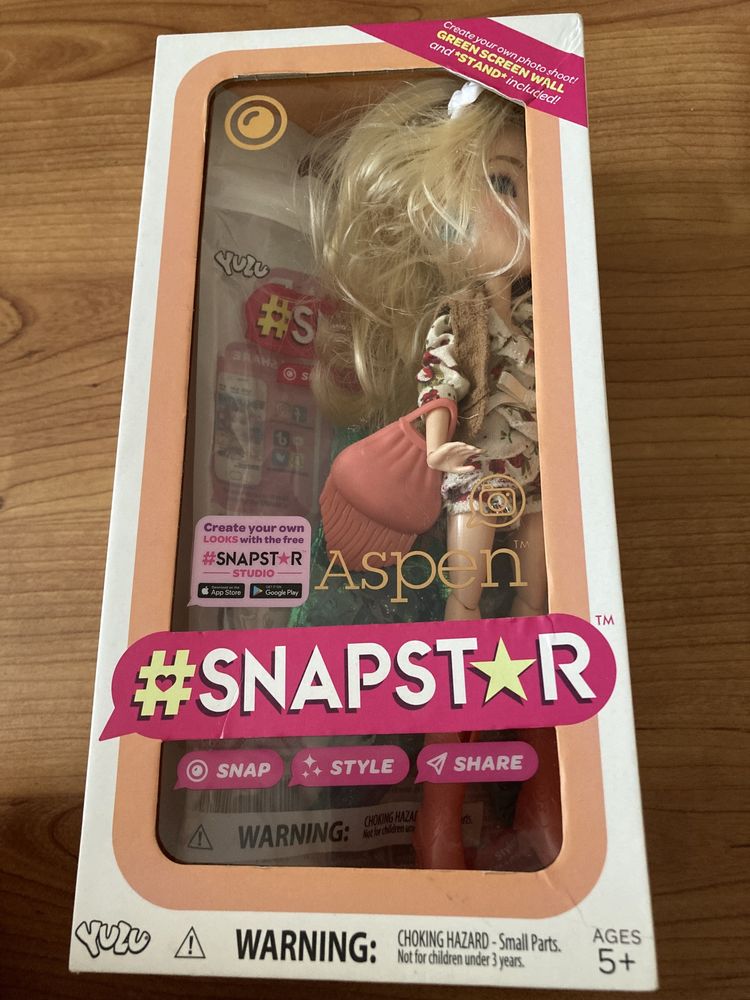 Кукла Aspen Snapstar studio 23 см очень красивая.НОВАЯ.