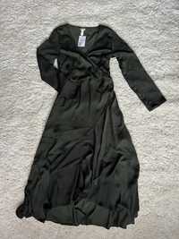 Нове плаття кольору хаккі , довжина міді, максі H&M