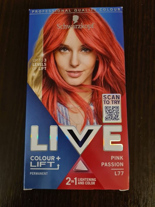 Farba do włosów SCHWARZKOPF LIVE Colour + Lift PINK