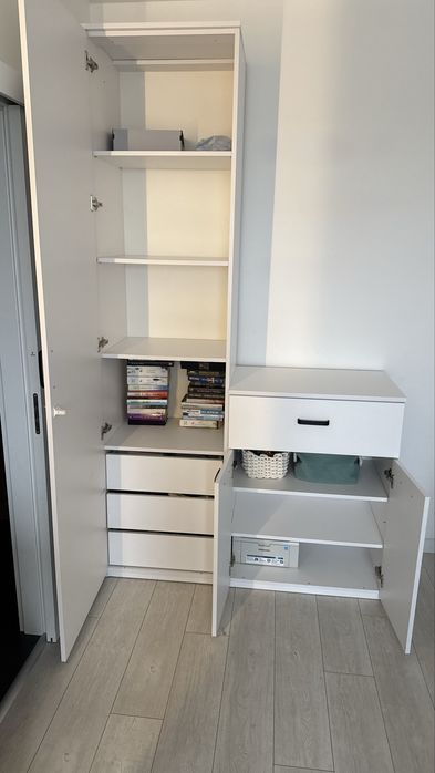 Meble, Komoda x2 Szafa slupek