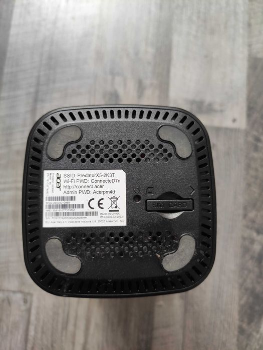 RUTER / Acer Predator Connect X5 5G CPE
