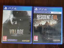 Resident Evil Village + Biohazard | 2 Gry PS4