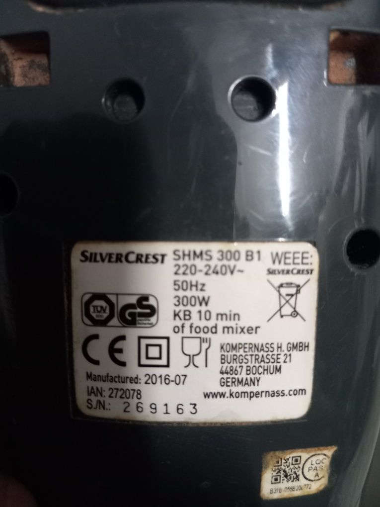 Batedeira  silverCrest