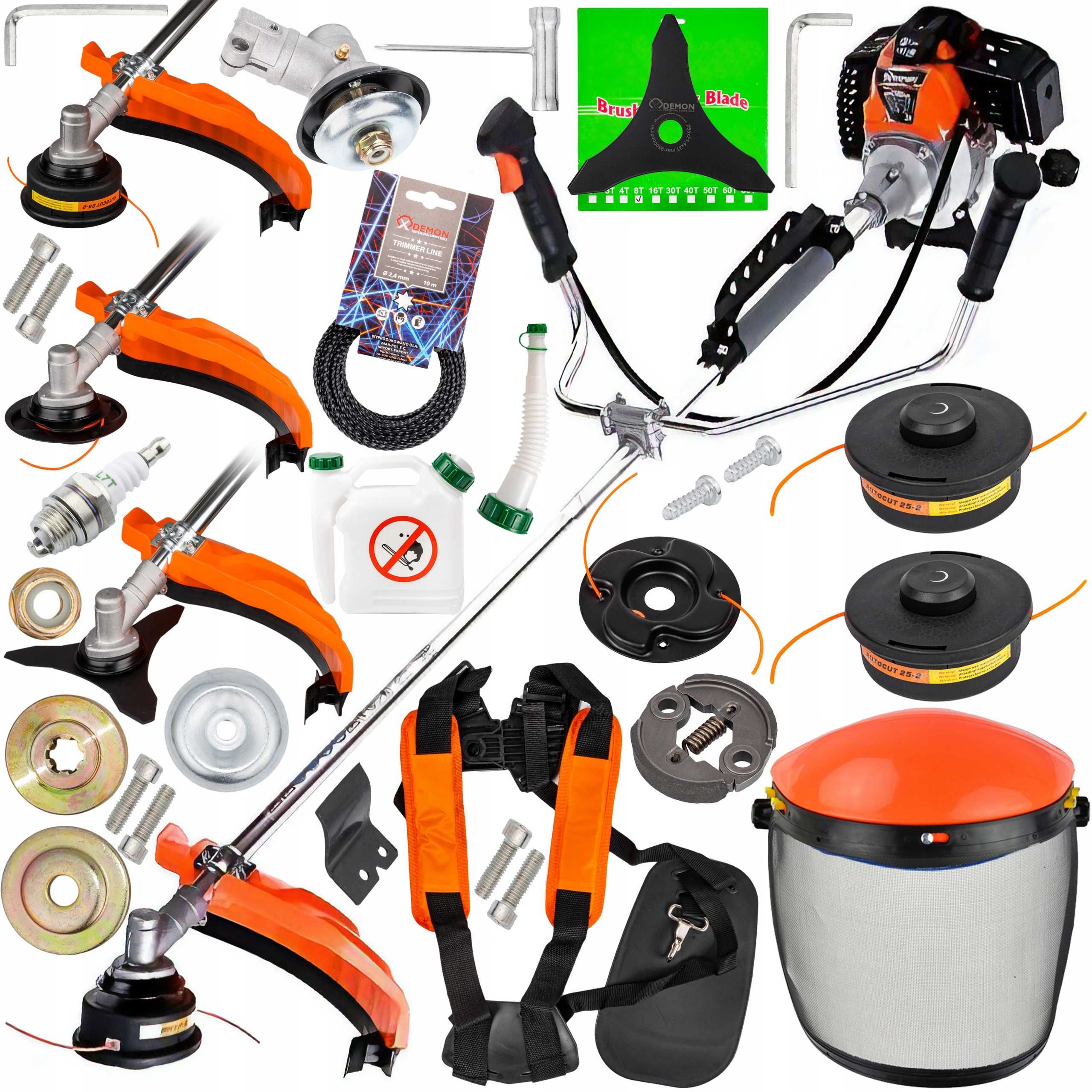 Kosa spalinowa wykaszarka do trawy DEMON RQ580 380 W+GRATIS!!