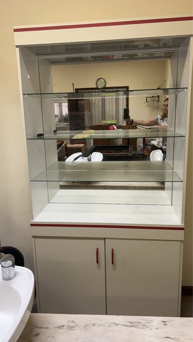 Mobilia de salao de cabelereiro