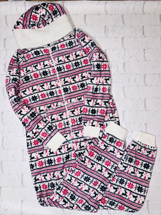 Розпродаж!!! Новорічні теплі  підліткові/жіночі комбінезони