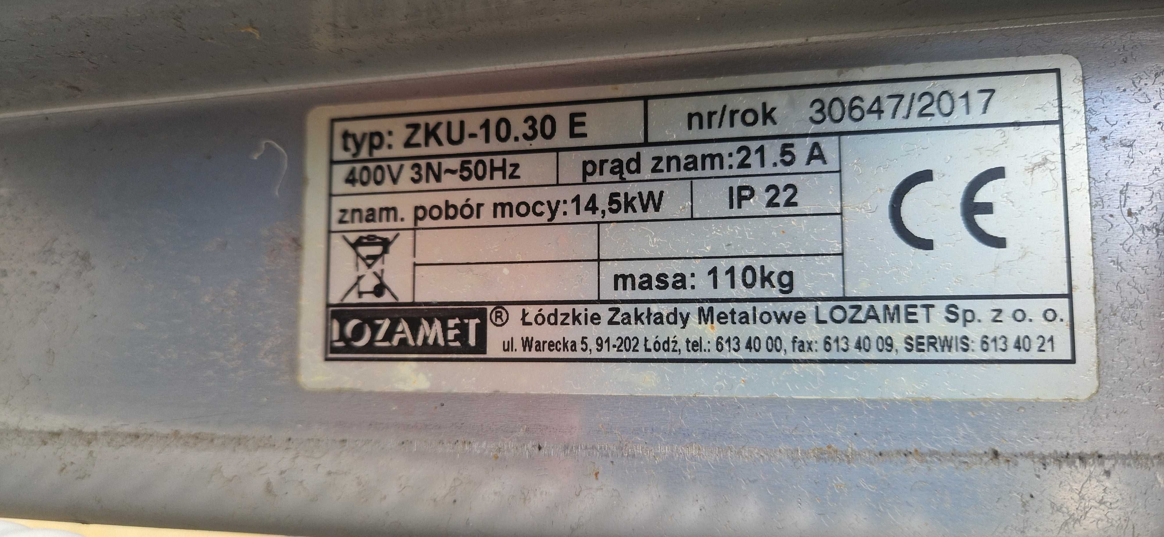 Zmywarka kapturowa do naczyń LOZAMET