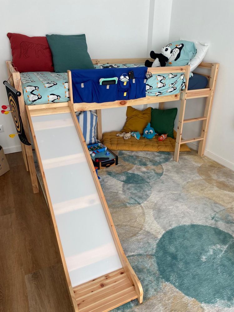 Cama c/Escorrega - crianca