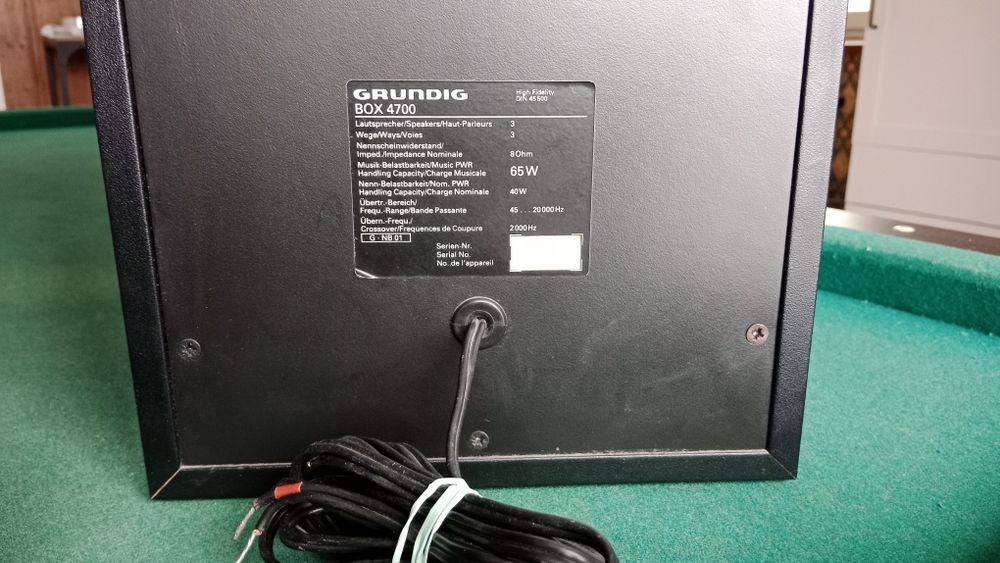 Grundig box 4700 kolumny podstawkowe monitory