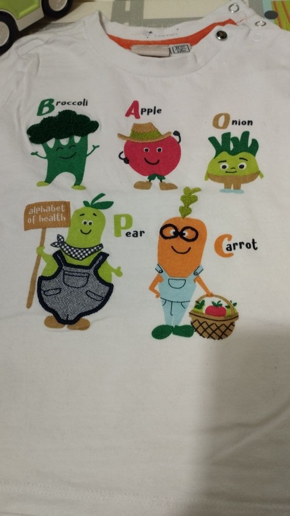 T-shirt manga comprida Chicco 2-3 anos