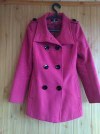 Пиджак фуксия пальто розовый цвет фиолетовый кашемировые гуссар ворот