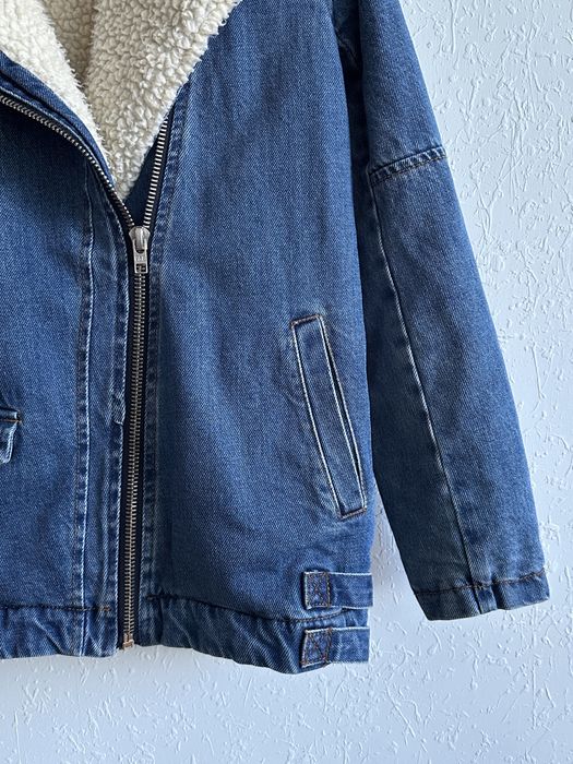 Утеплена джинсова куртка Pull&Bear