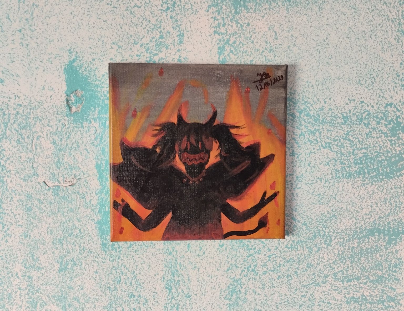 Quadro intitulado "The Devil"