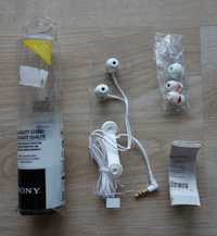 słuchawki przewodowe Sony MDR-EX110LP - dokanałowe - białe