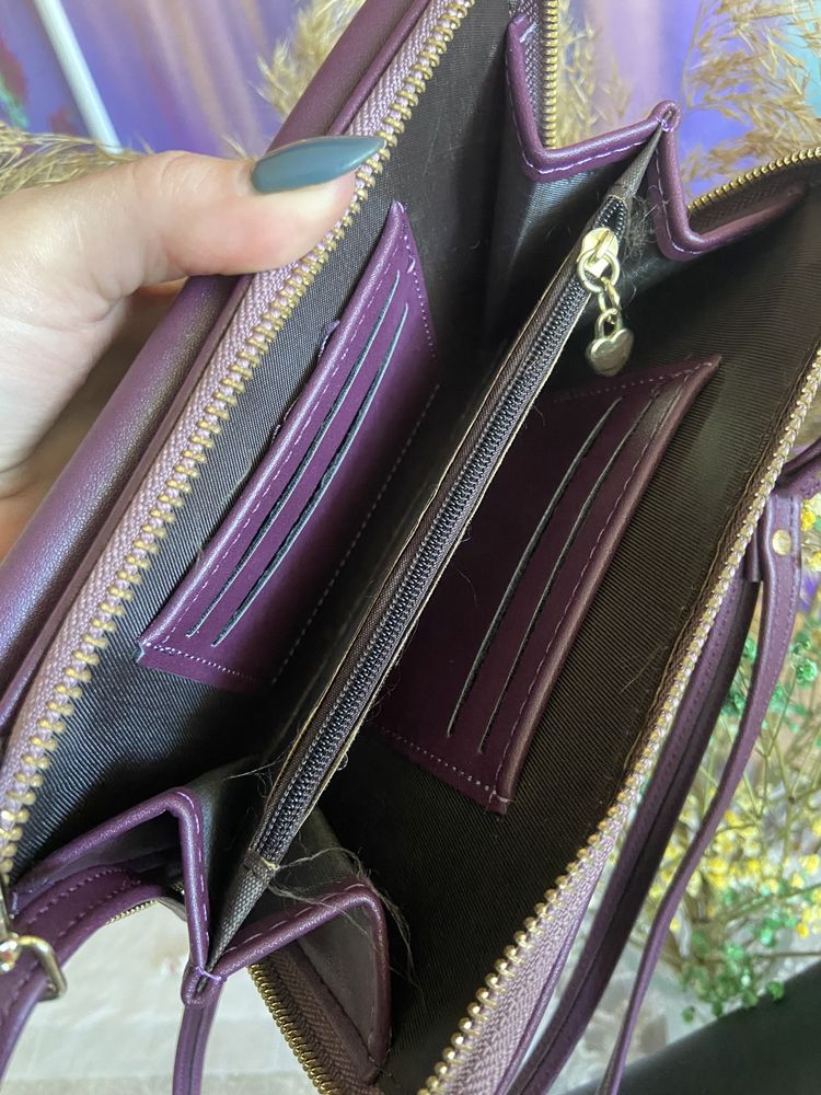 Красивая сумка клатч кошелек 20 см