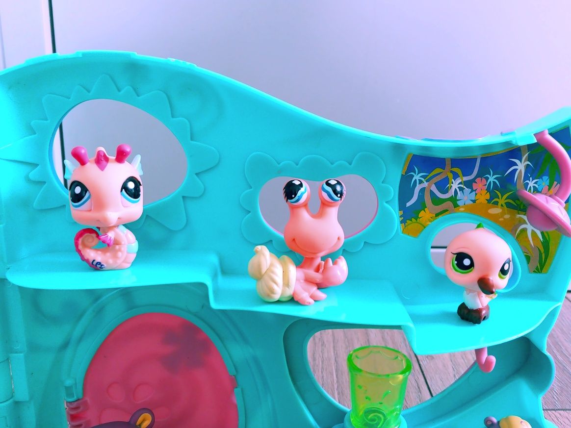 Domek littlest pet shop centrum aktywności lps zwierzątka