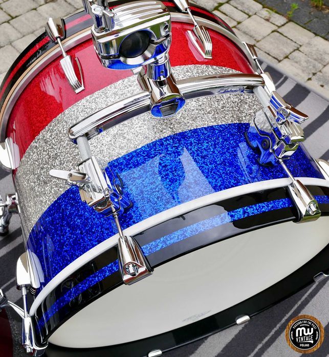 Perkusja Ludwig Super Classic 3-ply 20", 12", 16" Bicentennial  70s ‼️
