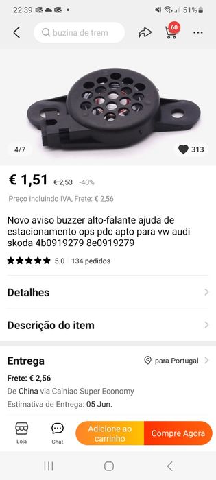 Buzzer p/ Audi VW