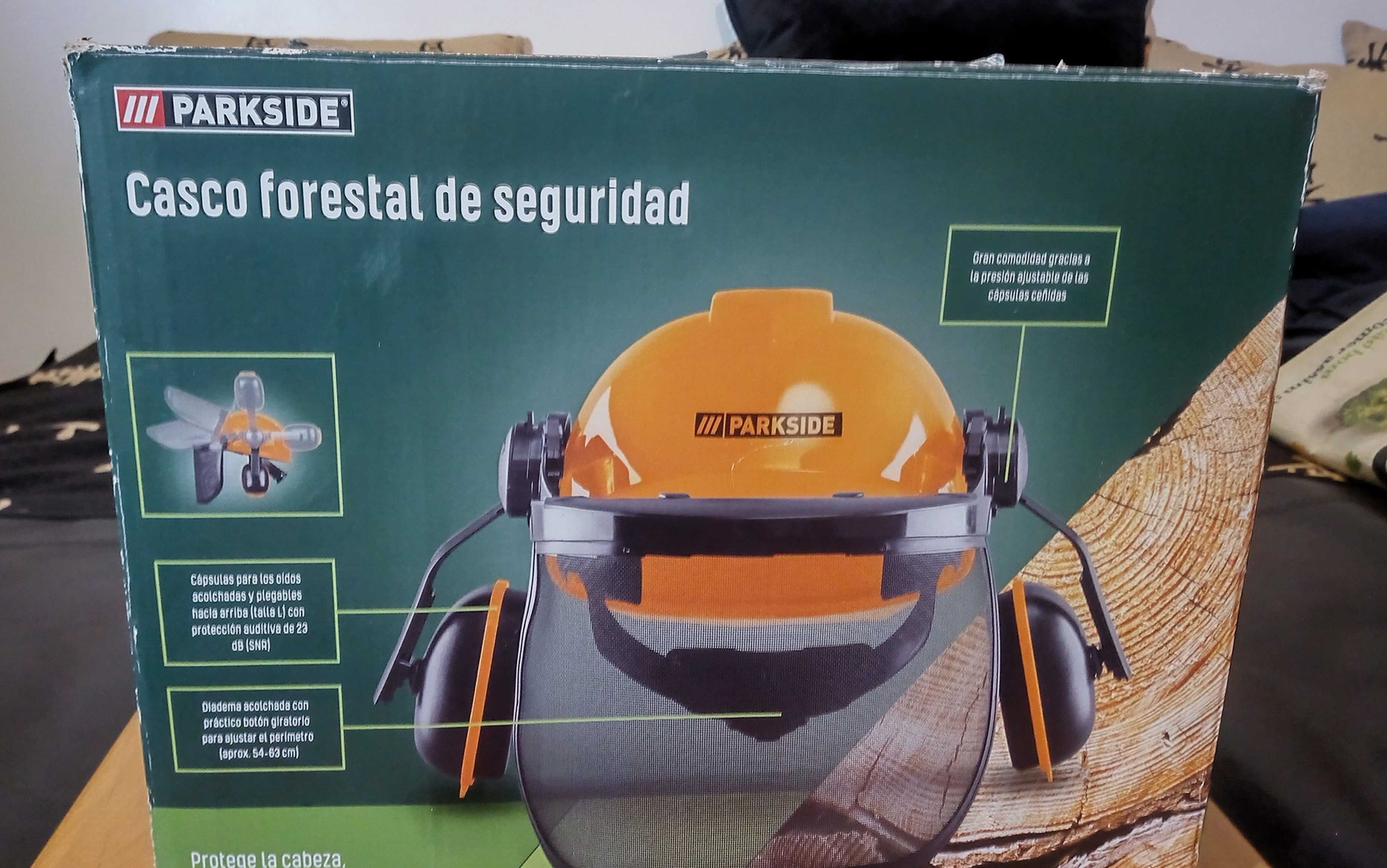 Capacete Florestal Parkside NOVO nunca foi utilizado