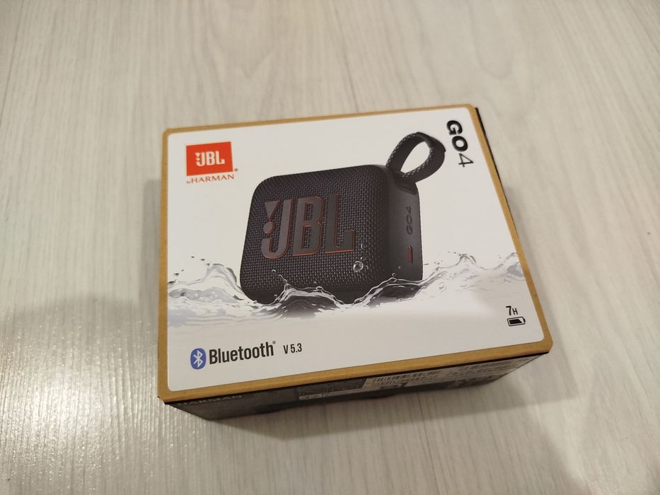 Głośnik Bluetooth JBL GO 4 Czarny | Komplet | IP67