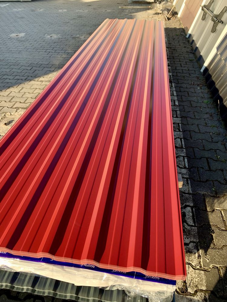 Blacha Trapezowa T18 grubość : 0,65 mm wiśnia x 2
