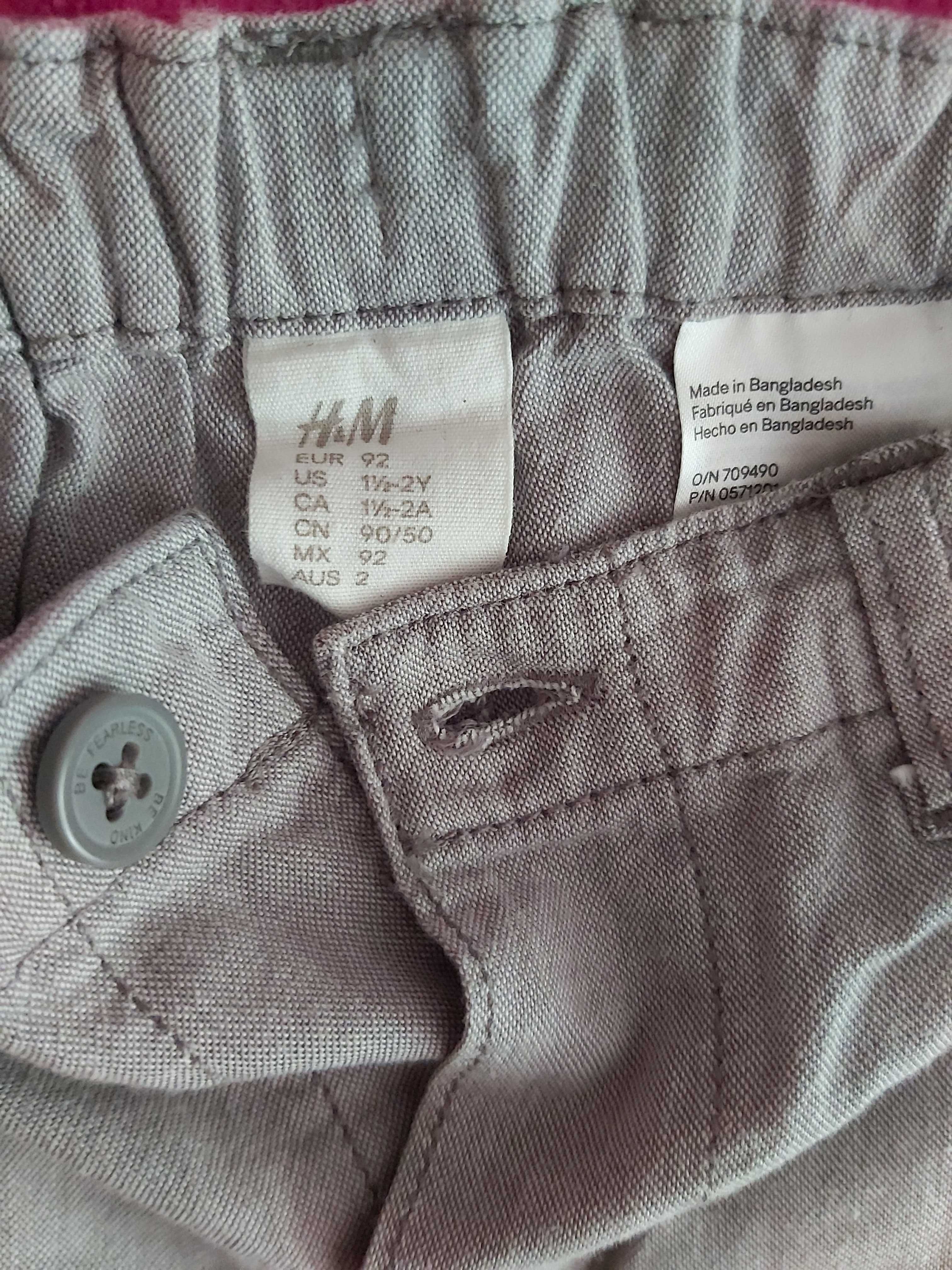 Spodnie chłopięce 92 H&M